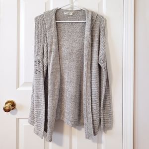 A&F Knit Hooded Cardigan